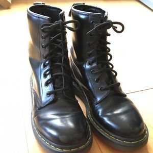 Dr. Martens Black Boots US Women’s 8 Black Leather